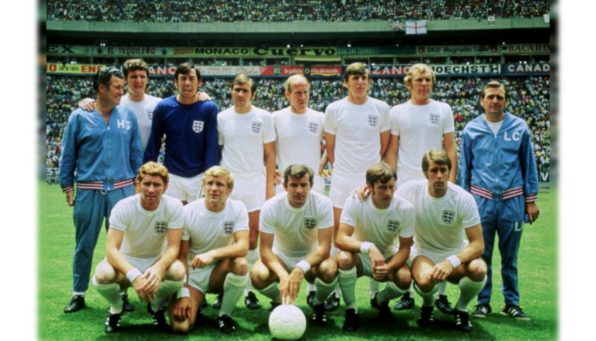 Bobby Charlton's Worn Shirt, Brazil-England 1970