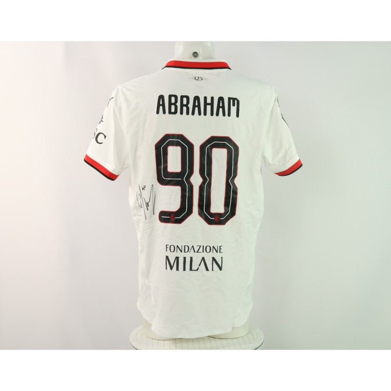 Abraham's Milan Official Signed Shirt, 2024/25