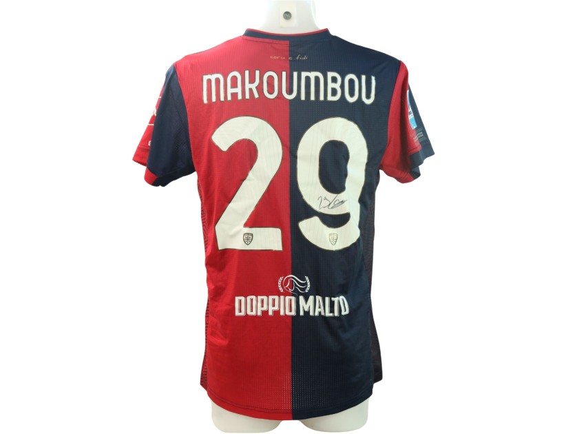 Makoumbu's Signed Unwashed Shirt, Juventus vs Cagliari 2024