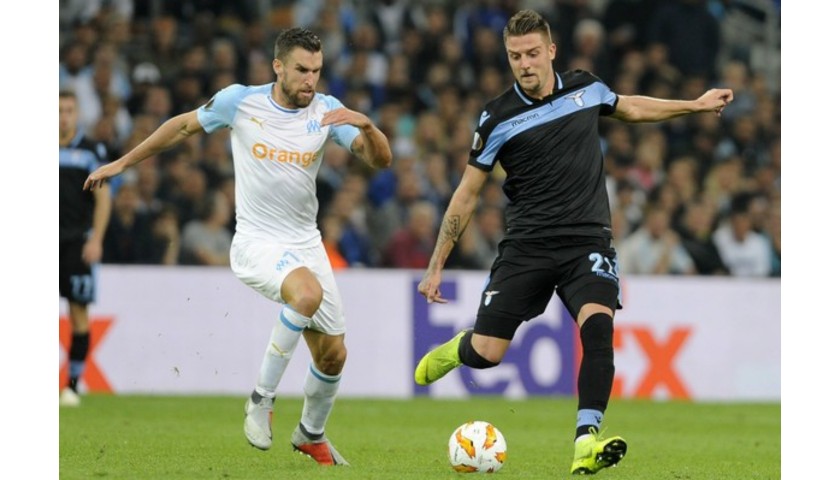 Milinkovic-Savic's Match Signed Shirt, Marseille-Lazio 2018