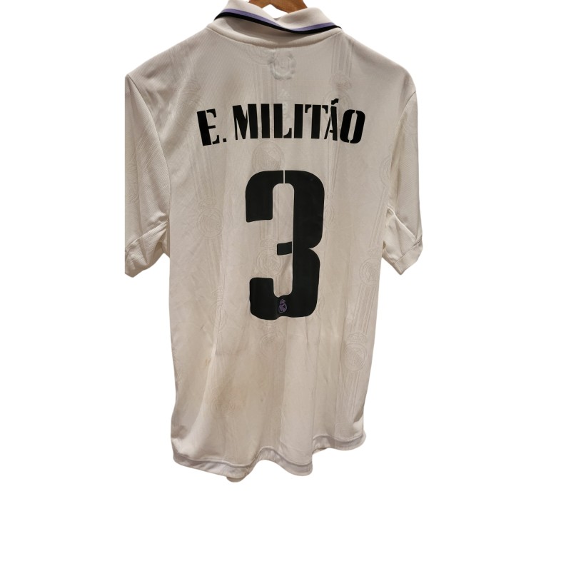 Eder Militao's Unwashed Shirt, Barcelona vs Real Madrid Copa del Rey 2023