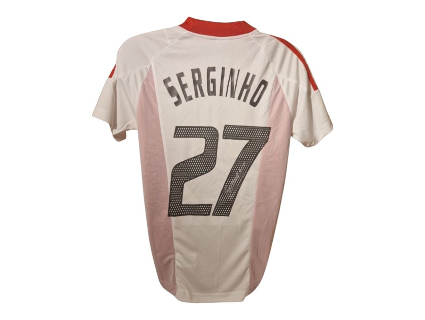 Serginho A.C Milan Signed 2003 Champions League Final Football Shirt