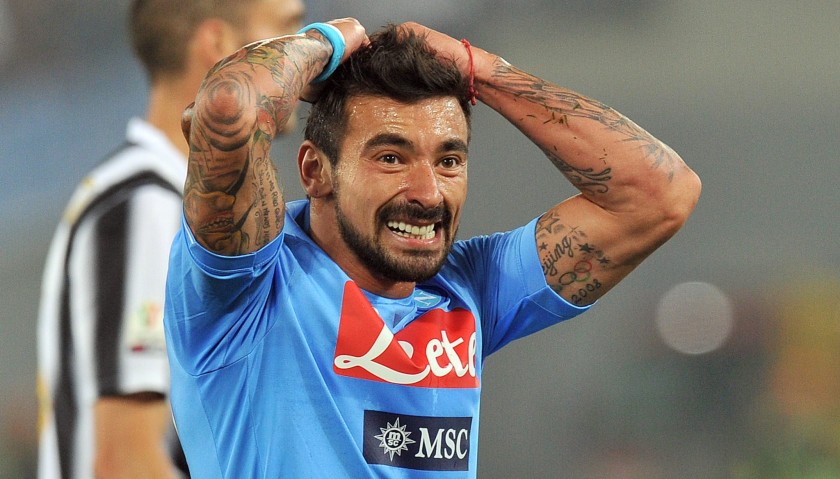 Lavezzi’s Match-Worn Serie A 2011/12 Napoli Shirt Napoli