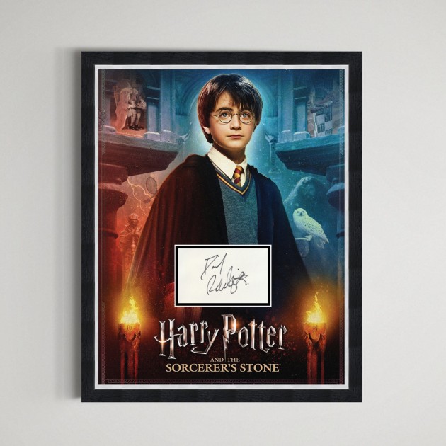 Daniel Radcliffe Signed Harry Potter Display