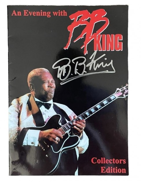 B.B. King Signed Collector's Edition Tour Programme