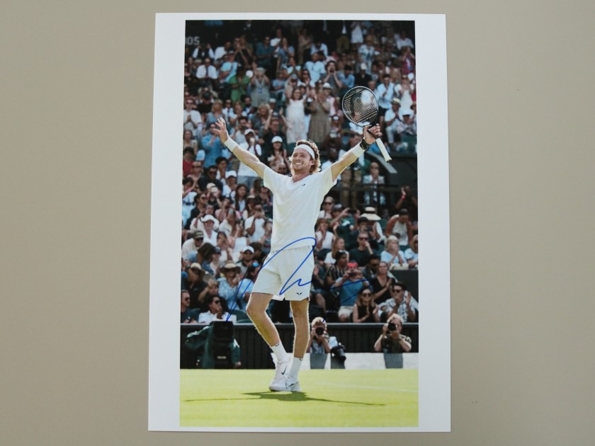 Photograph - Signed by Andrey Rublev