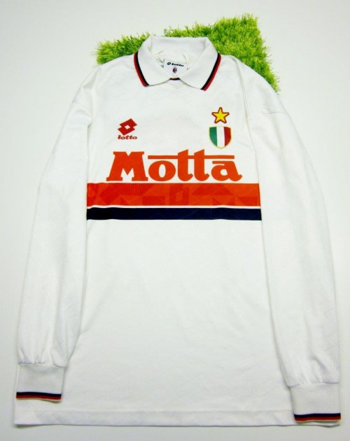 Milan match worn shirt, Baresi, 1993/1994