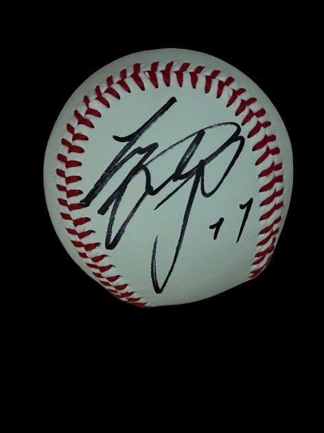 Palla da baseball autografata da Shohei Ohtani 