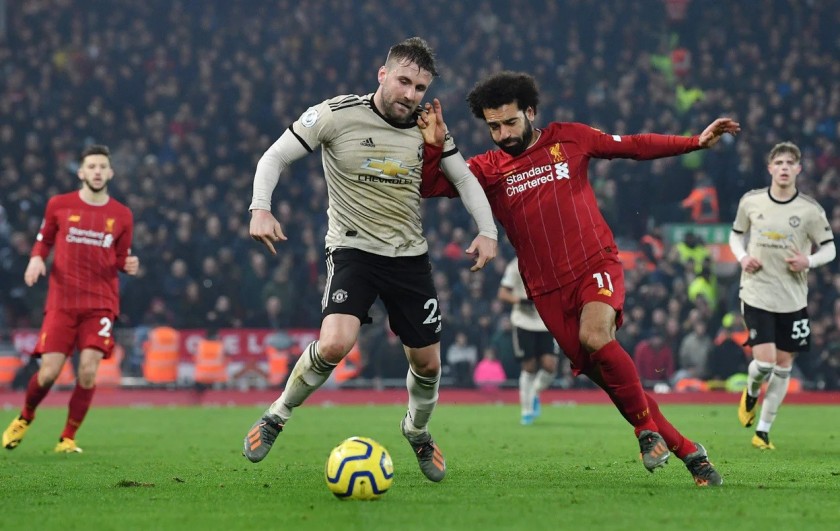 Shaw's Manchester United Match Shirt, 2019/20