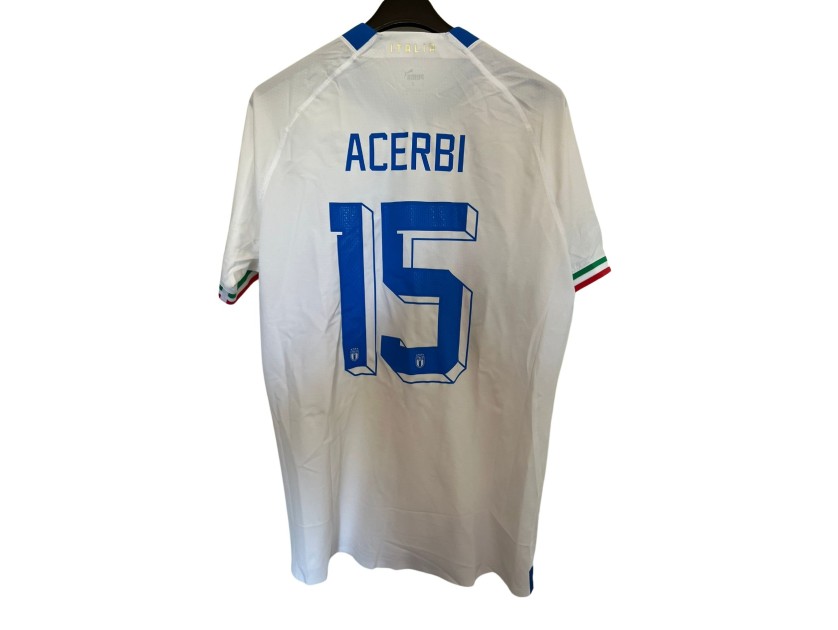 Acerbi's Match Shirt, Austria vs Italy 2022