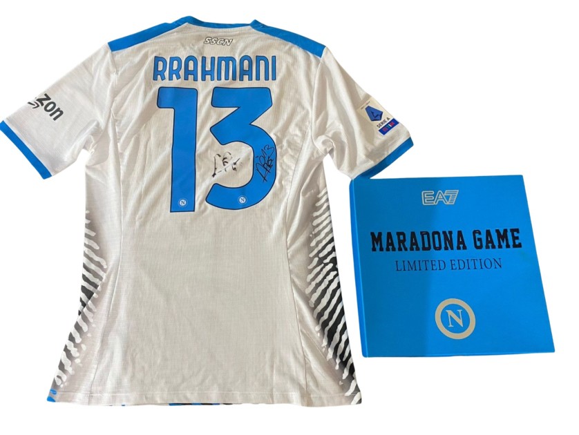 Rrahmani's Napoli Signed Shirt, 2021/22 - Maradona Game Limited Edition