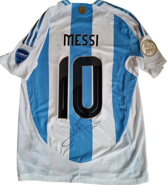 Maglia Ufficiale Messi Argentina vs Colombia 2024 - Autografata