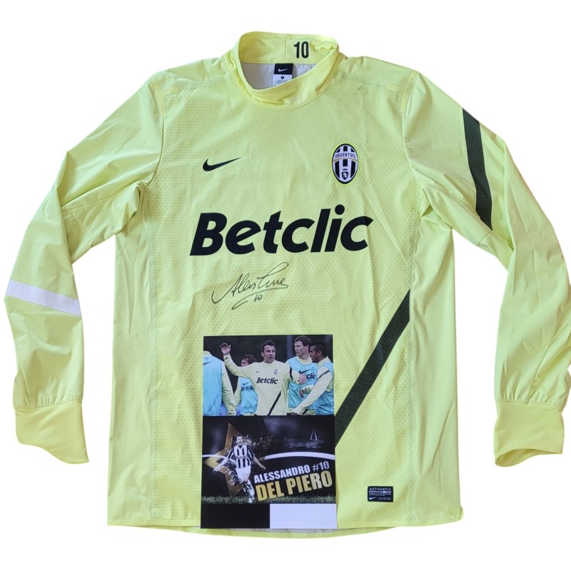 Felpa Allenamento Del Piero Juventus, 2011/12 - Autografata
