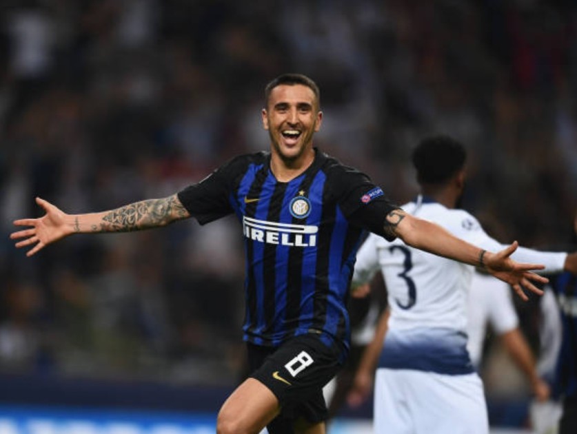 Maglia gara Vecino Inter, UCL 2018/19