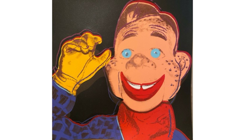 'Howdy Doody' Unsigned Screenprint by Andy Warhol 