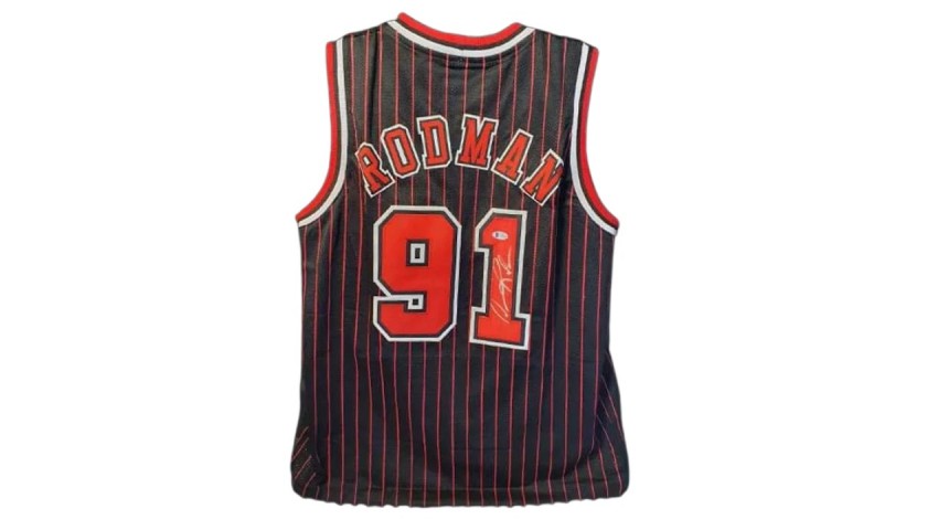 Dennis Rodman Signed Los Angeles Lakers Shirt - CharityStars