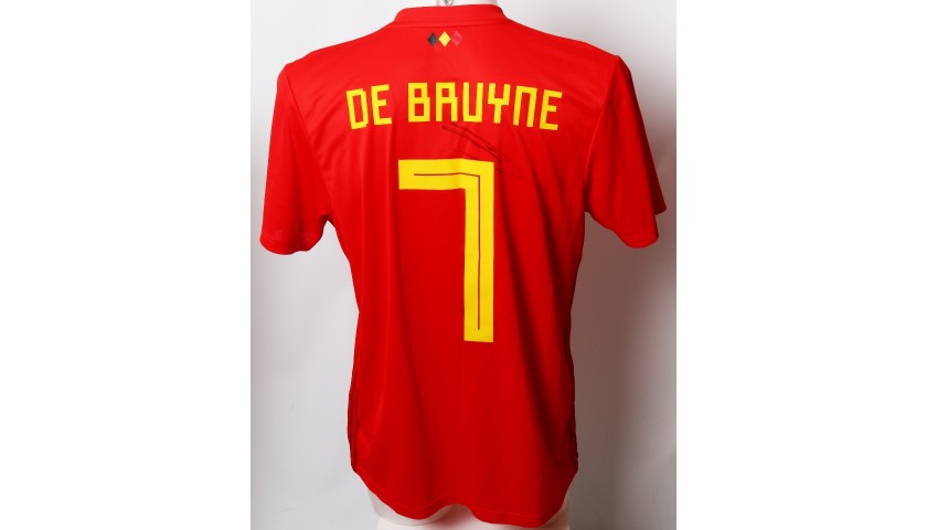 Belgium 2018-19 Home Jersey No7 Kevin De - Depop