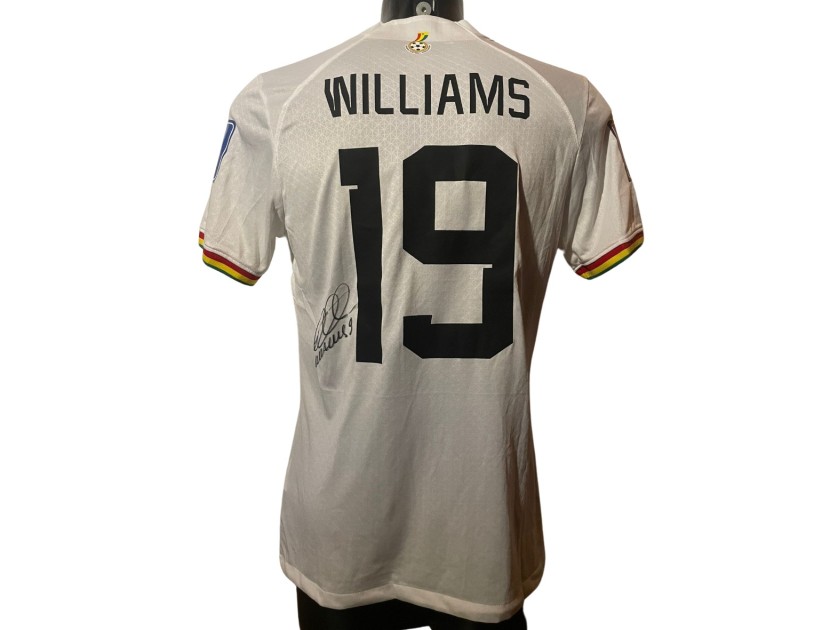 Iñaki Williams Ghana Replica Shirt, 2022 - Signed with video evidence