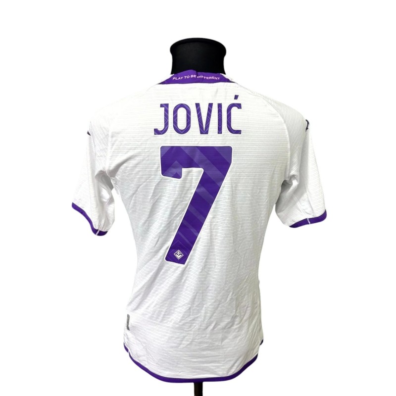 Jovic's Fiorentina Issued Shirt, 2022/23