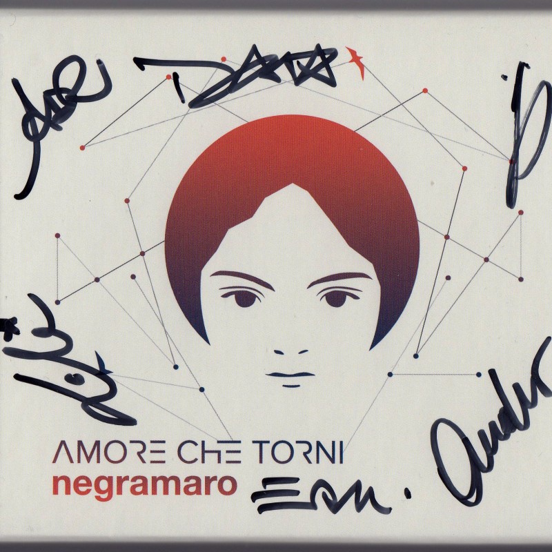 "Amore che torni" CD Signed by Negramaro