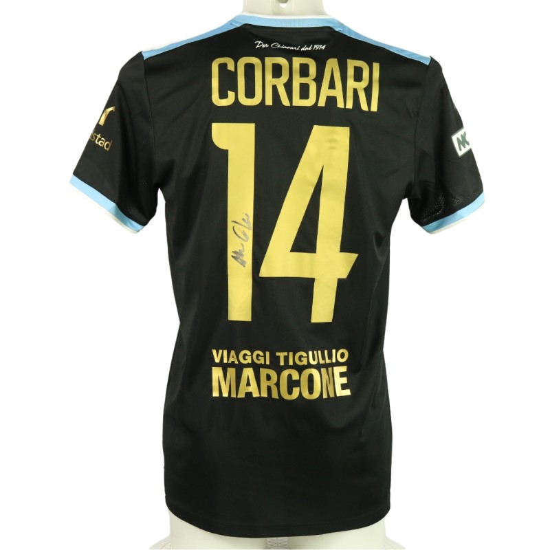 Corbari's Unwashed Signed Shirt, Olbia Vs Virtus Entella 2024 ...