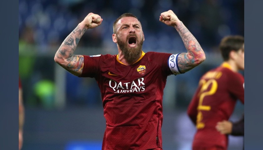 Maglia Retro Roma - Autografata da De Rossi