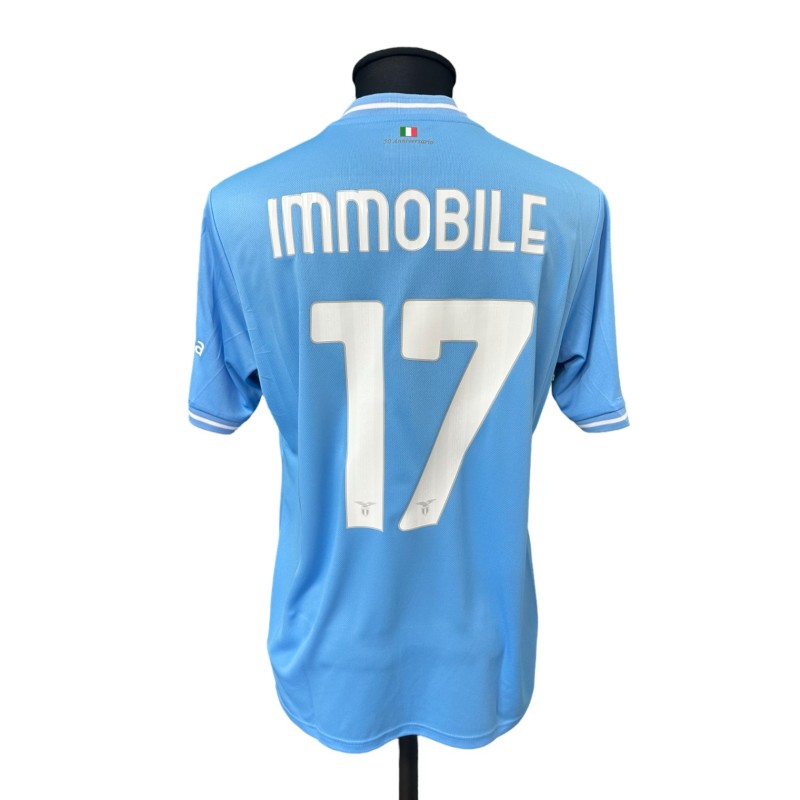 Immobile's Issued Shirt, Inter vs Lazio Italian Super Cup 2024