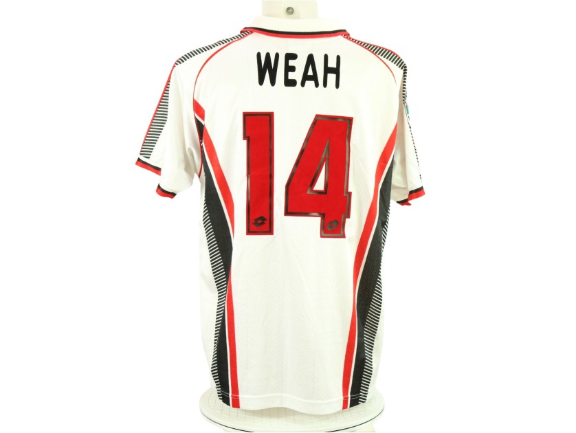 Weah Official AC Milan Shirt, 1997/98