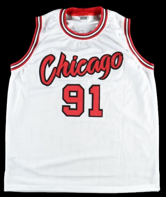 Rodman Official Chicago Bulls Signed Jersey - CharityStars