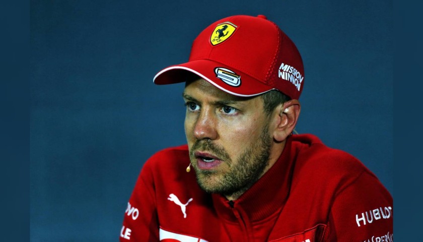 Cap Belonging to Sebastian Vettel - Signed