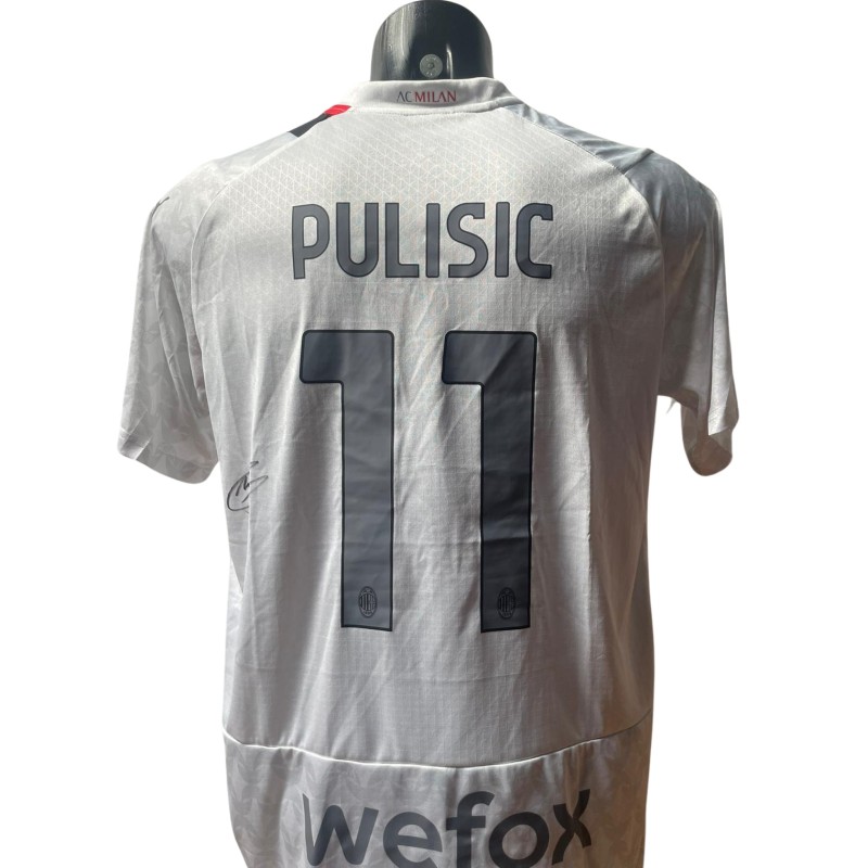 Pulisic Replica Milan Signed Shirt, 2023/24 