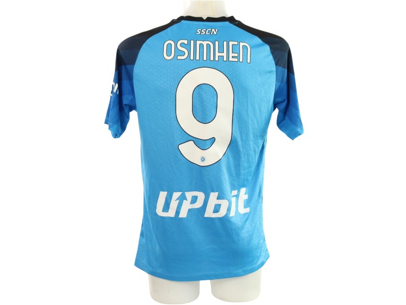 Osimhen's Match-Issued Shirt, Napoli vs Sampdoria 2023 - Napoli Campione Special Patch