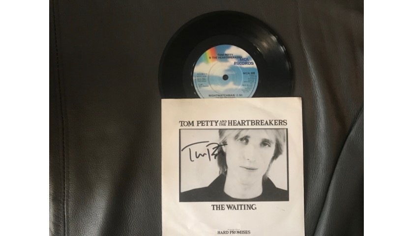 Vinile 45 giri autografato da Tom Petty 