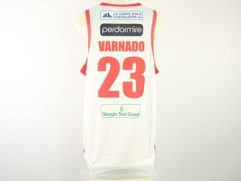 Varnado's Signed Unwashed Kit, Estra Pistoia vs Givova Scafati Basket 2024
