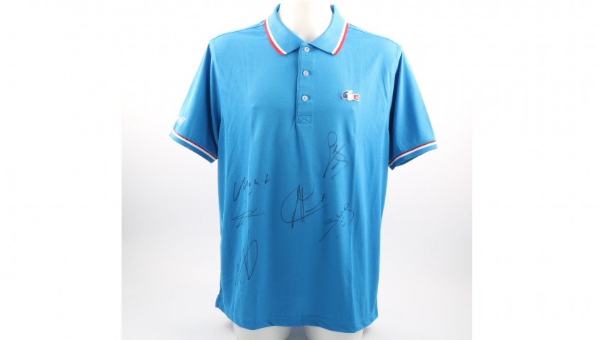 Official French Tennis Federation Shirt, Signed by the Players 