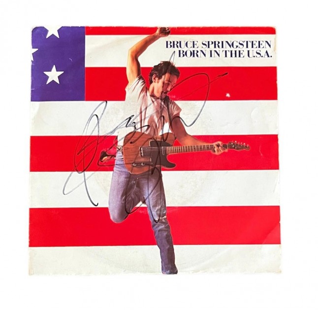 Bruce Springsteen Signed Born In The USA Vinyl LP