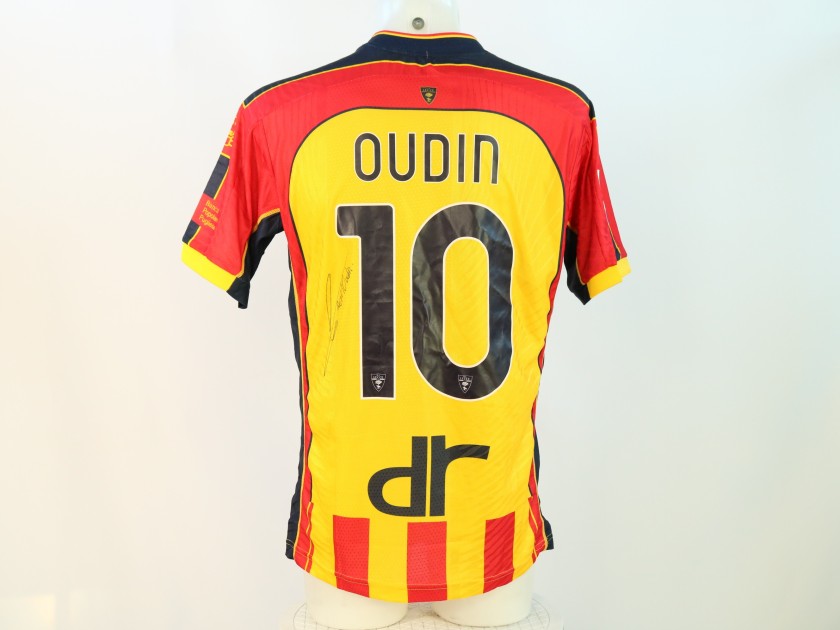 Oudin's Signed Unwashed Shirt, Lecce vs Juventus 2024