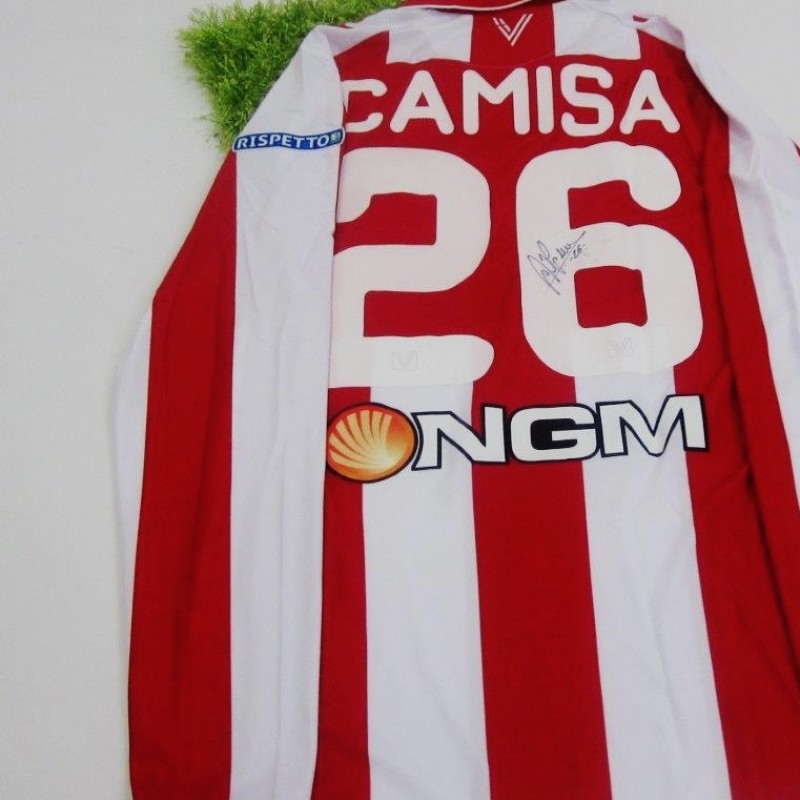 Camisa Vicenza match worn/issued shirt, Serie B 2014/2015 - signed