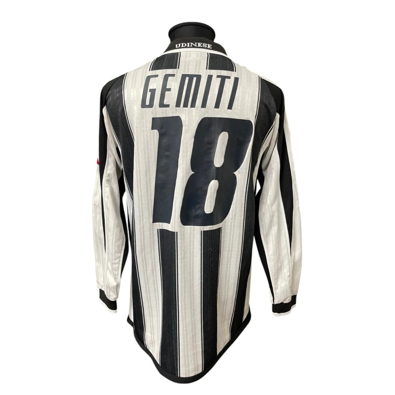 Gemiti's Udinese Match-Worn Shirt, 2002/03