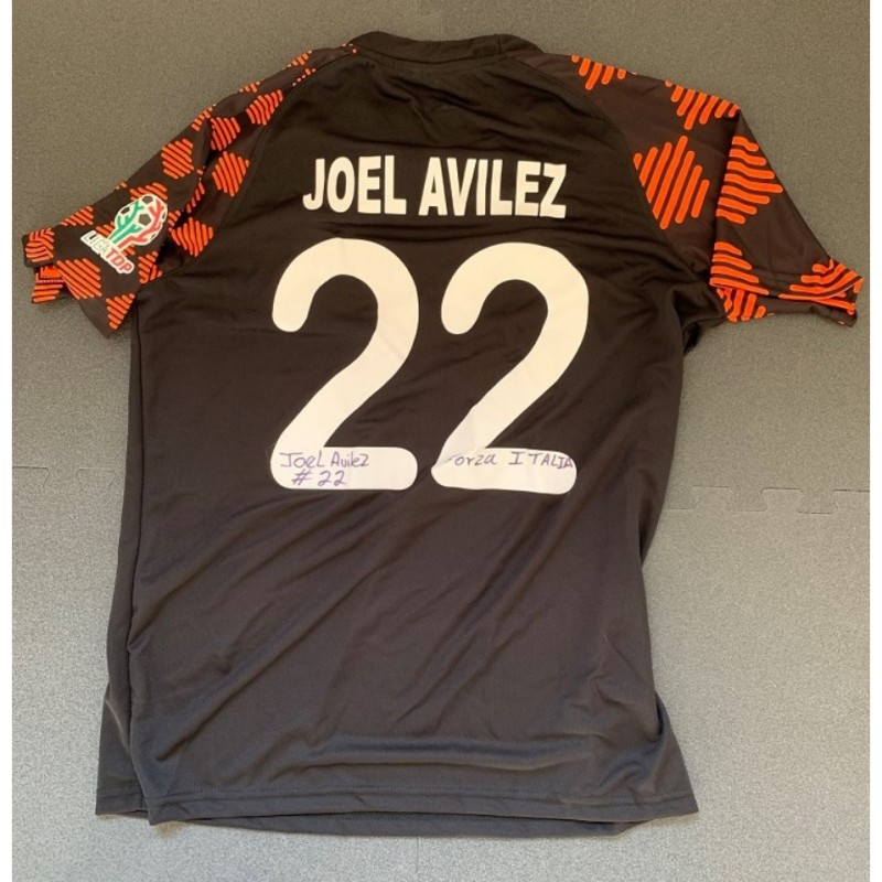 Cachanillas FC Shirt Signed by Joel Avilez