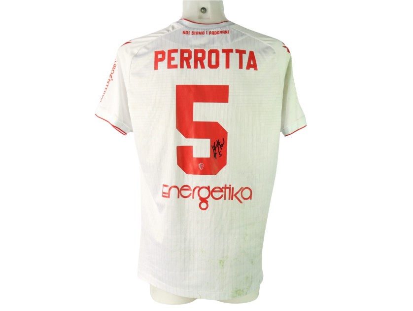 Perrotta's Signed Unwashed Shirt, Padova vs Vicenza 2024