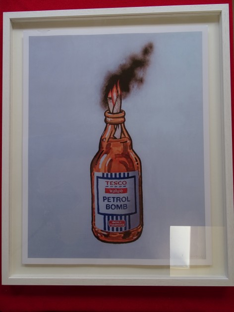 Banksy Petrol Bomb, 2011