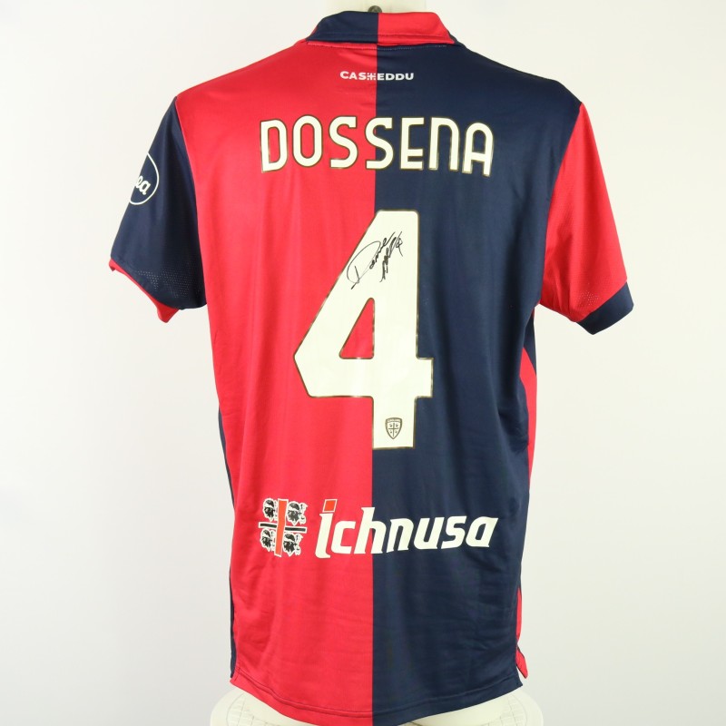 Dossena's Unwashed Signed Shirt, Cagliari vs Atalanta 2024
