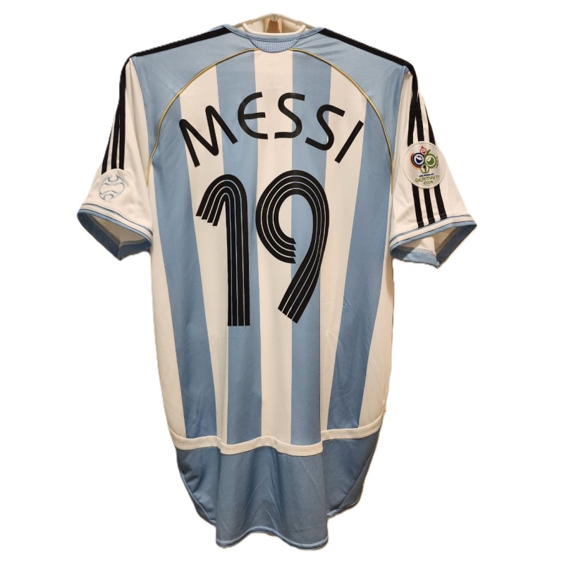 Messi's Argentina 2006 World Cup Player Issued Shirt
