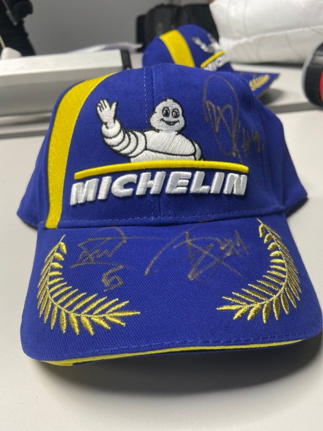 Johann Zarco, Fabio Di Giannantonio and Francesco 'Pecco' Bagnaia Signed Official Michelin Winner's Cap