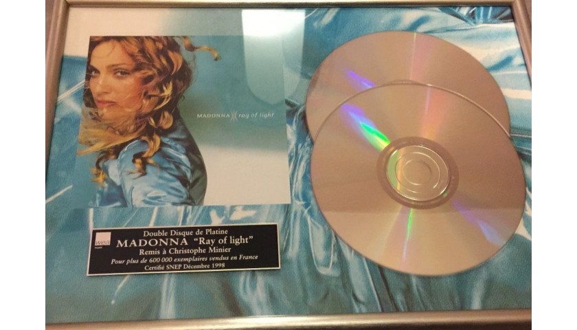Madonna Platinum Disc Award
