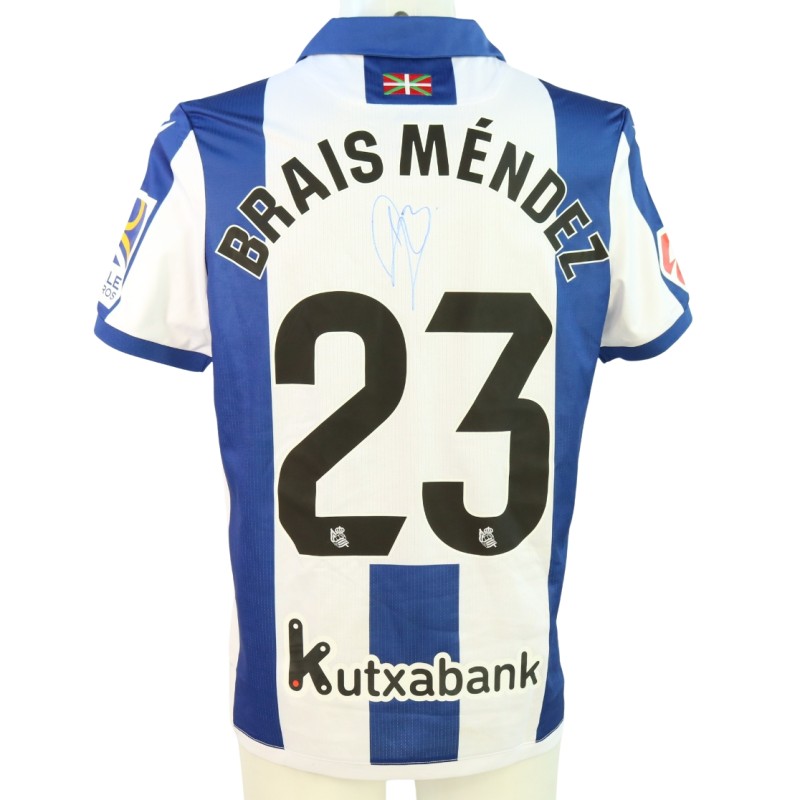 Brais' Signed Unwashed Shirt, Real Sociedad vs Real Betis 2024