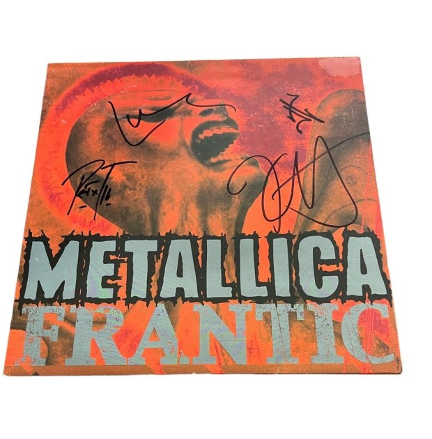 Vinile firmato dai Metallica: Frantic 12, uscita singola - CharityStars