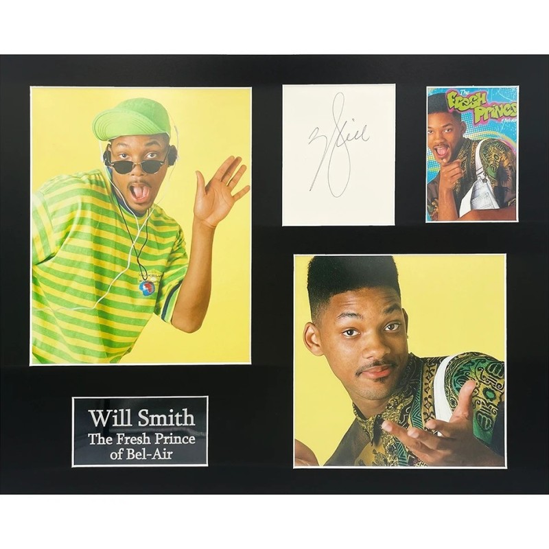 Will Smith Signed Photo Display