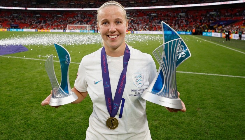 Beth Mead's England Lionesses Signed 2022 EURO Winners Medal